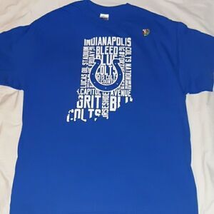 NWT NFL Indianapolis‎ Colts T-Shirt #fortheshoe XL